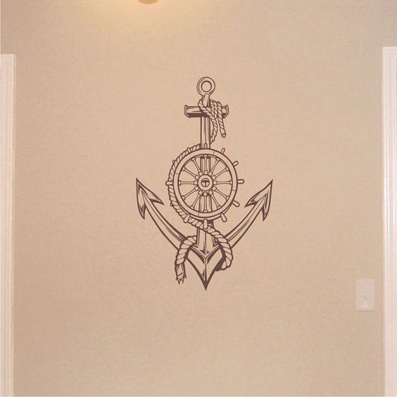 564x564 Ship's Wheel Stencil