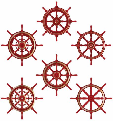 457x490 Ship Wheel Free Vector Art