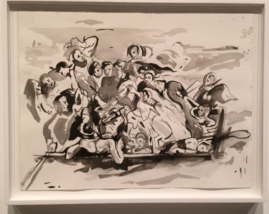 548x435 Drawing Cecily Brown's Shipwreck Drawings