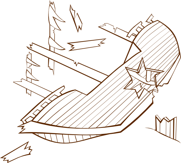 600x543 Shipwreck Clip Art