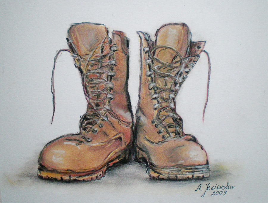 900x684 Trail Shoes Canvas Print Canvas Art By Agnieszka Jezierska