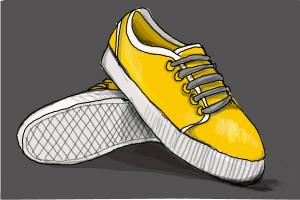 300x200 How To Draw Shoes Step By Step
