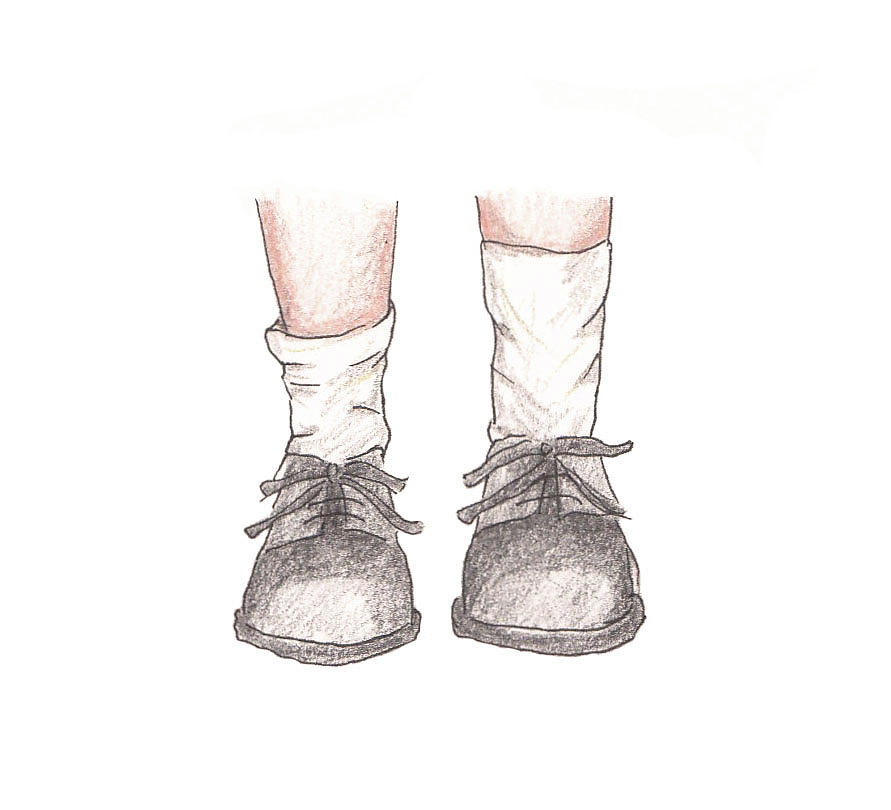 891x810 Feet Drawing By Katie Lagreca