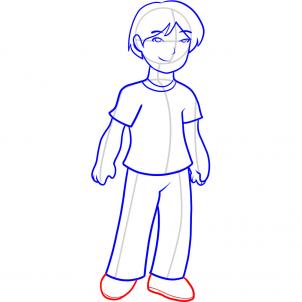 302x302 How To Draw How To Draw A Boy For Kids