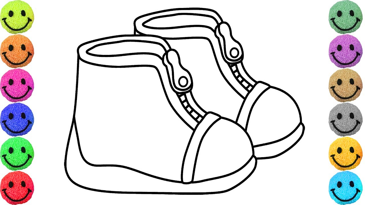1280x720 Kids Shoe Drawing