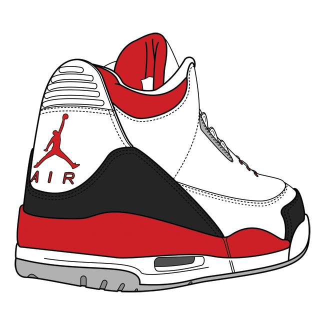 Shoe Drawing Jordans at GetDrawings | Free download