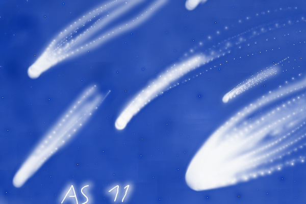600x400 Shooting Stars A Fantasy Speedpaint Drawing By Airsprayer