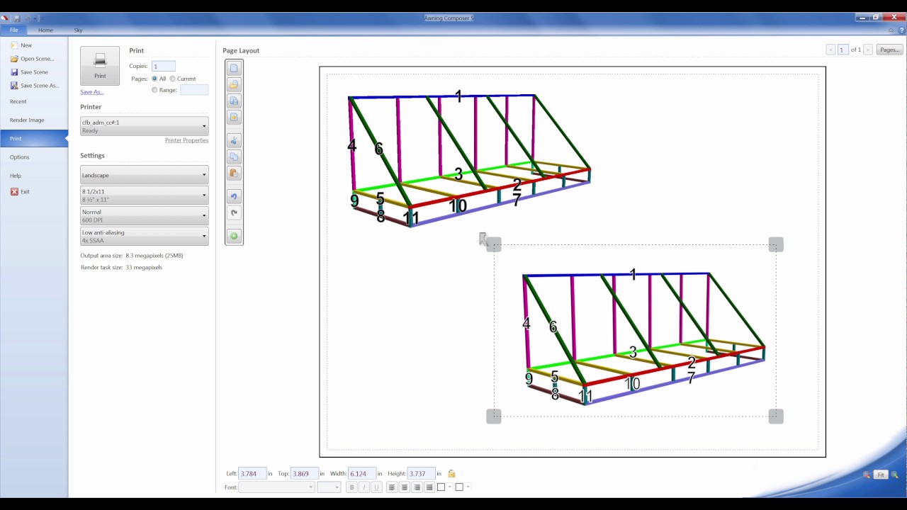 1280x720 Awning Composer 5 Shop Drawing