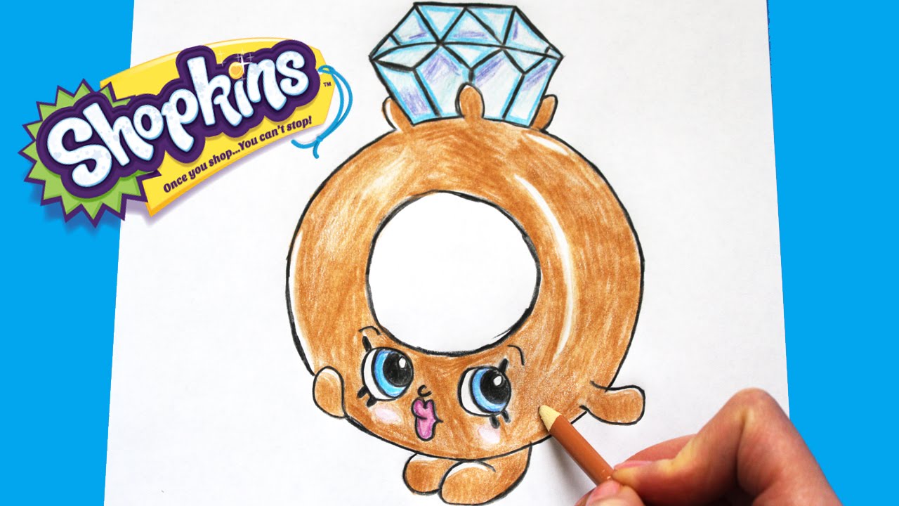 1280x720 How To Draw Shopkins Season 3 Roxy Ring Limited Edition Step By