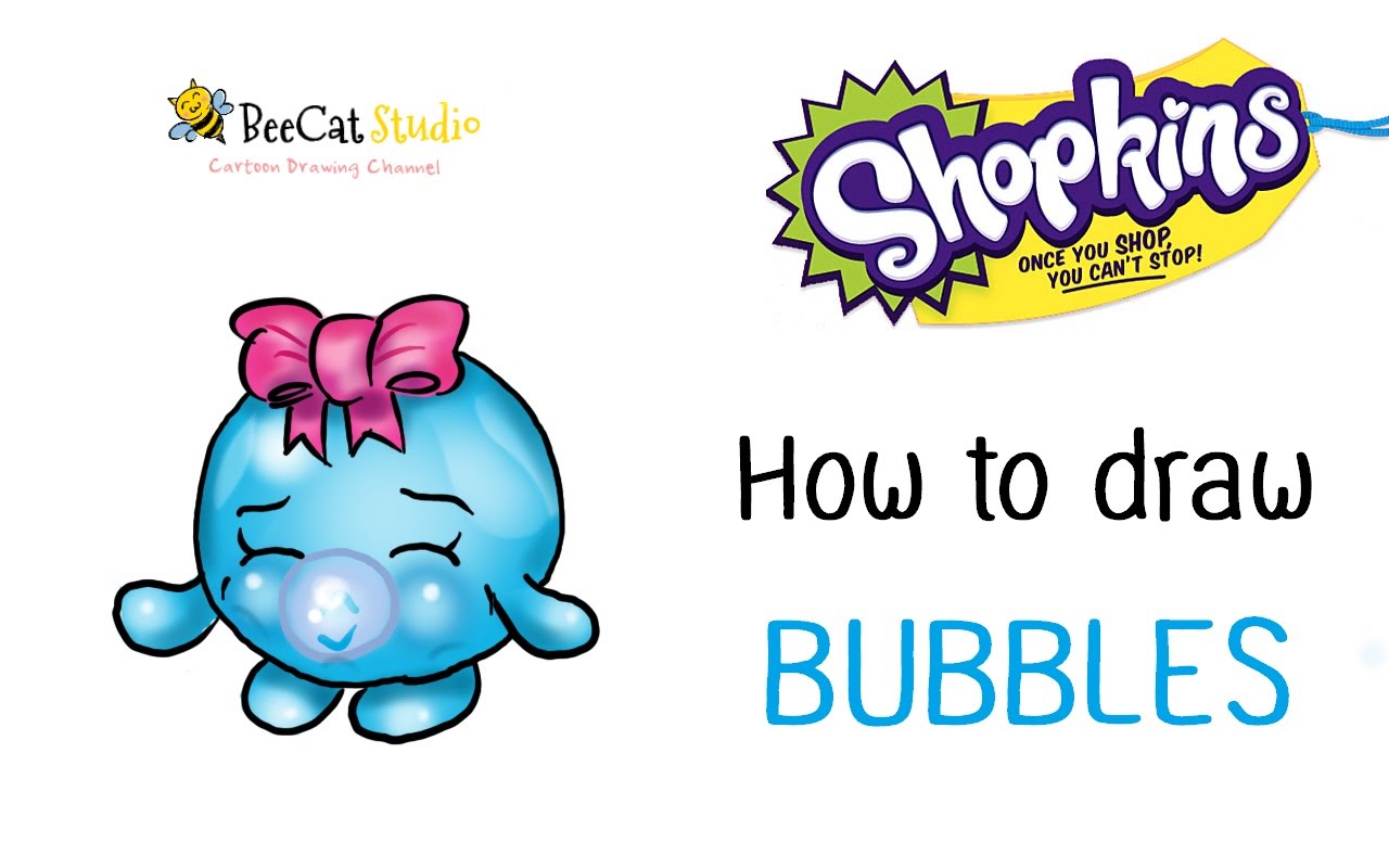 1280x800 How To Draw Shopkins Season 1 Bubbles