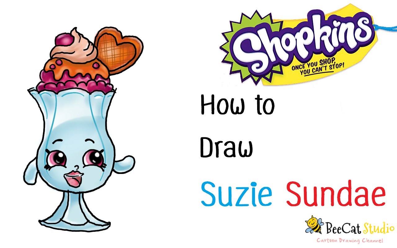 1280x800 How To Draw Shopkins Season 3 Suzie Sundae