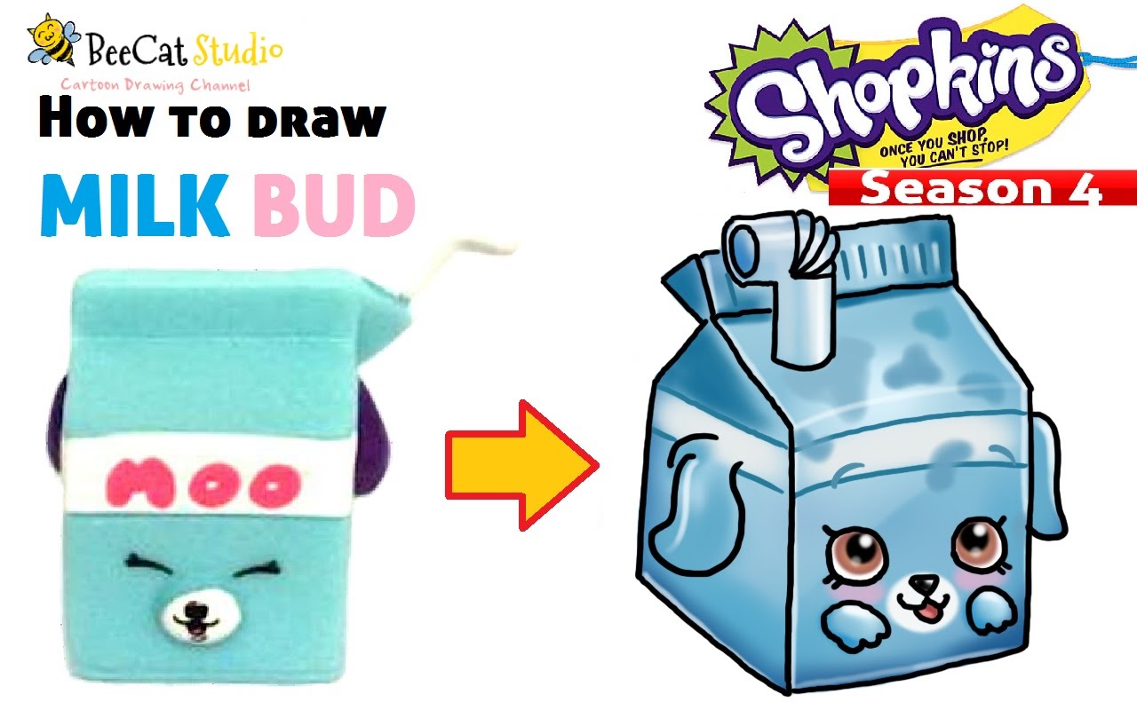 1280x800 How To Draw Shopkins Season 4 Milk Bud~ Petkins