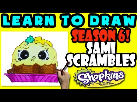 480x360 How To Draw Shopkins Season 6 Sami Scrambles, Step By Step Season