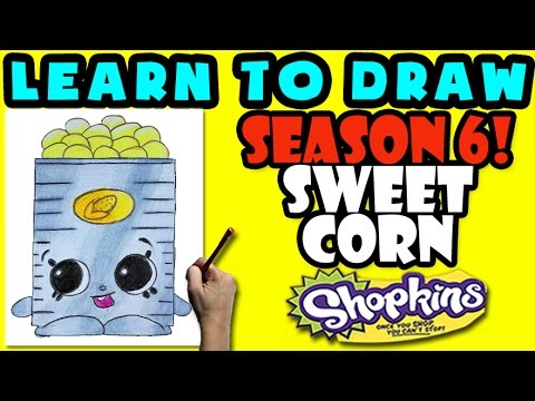 480x360 How To Draw Shopkins Season 6 Sweet Corn, Step By Step Season 6