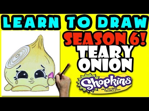480x360 How To Draw Shopkins Season 6 Teary Onion, Step By Step Season 6