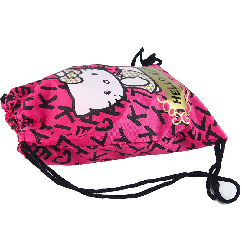 800x800 Hello Kitty Storage Bag Drawing String Backpack Shopping Bag