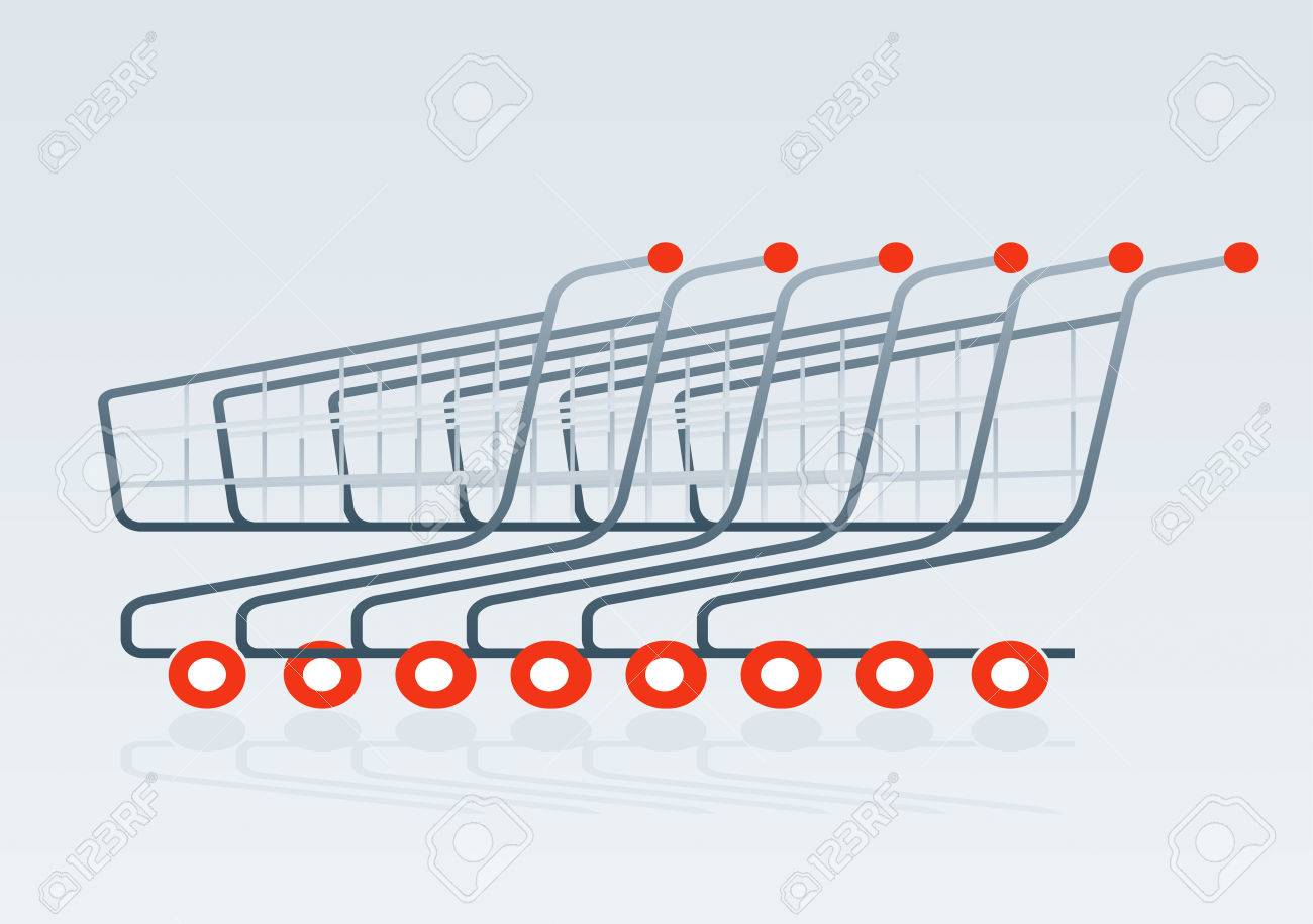 1300x916 Shopping Cart Drawing Royalty Free Cliparts, Vectors, And Stock