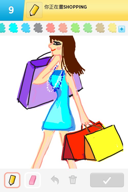 500x750 Shopping Drawings