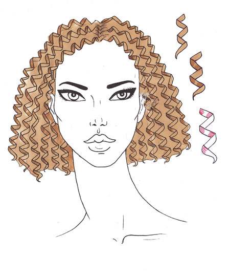 Short Curly Hair Drawing at GetDrawings | Free download