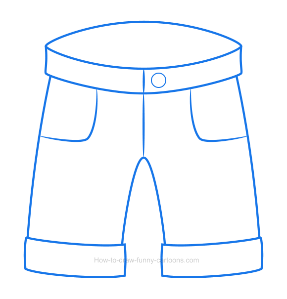 580x605 To Draw Cartoon Shorts