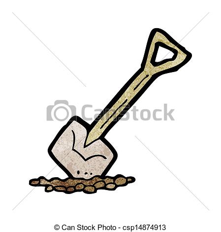 449x470 Cartoon Shovel Vector Clip Art