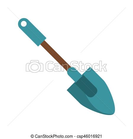 450x470 Hand Shovel Garden Tool Vector Illustration Eps 10 Vector