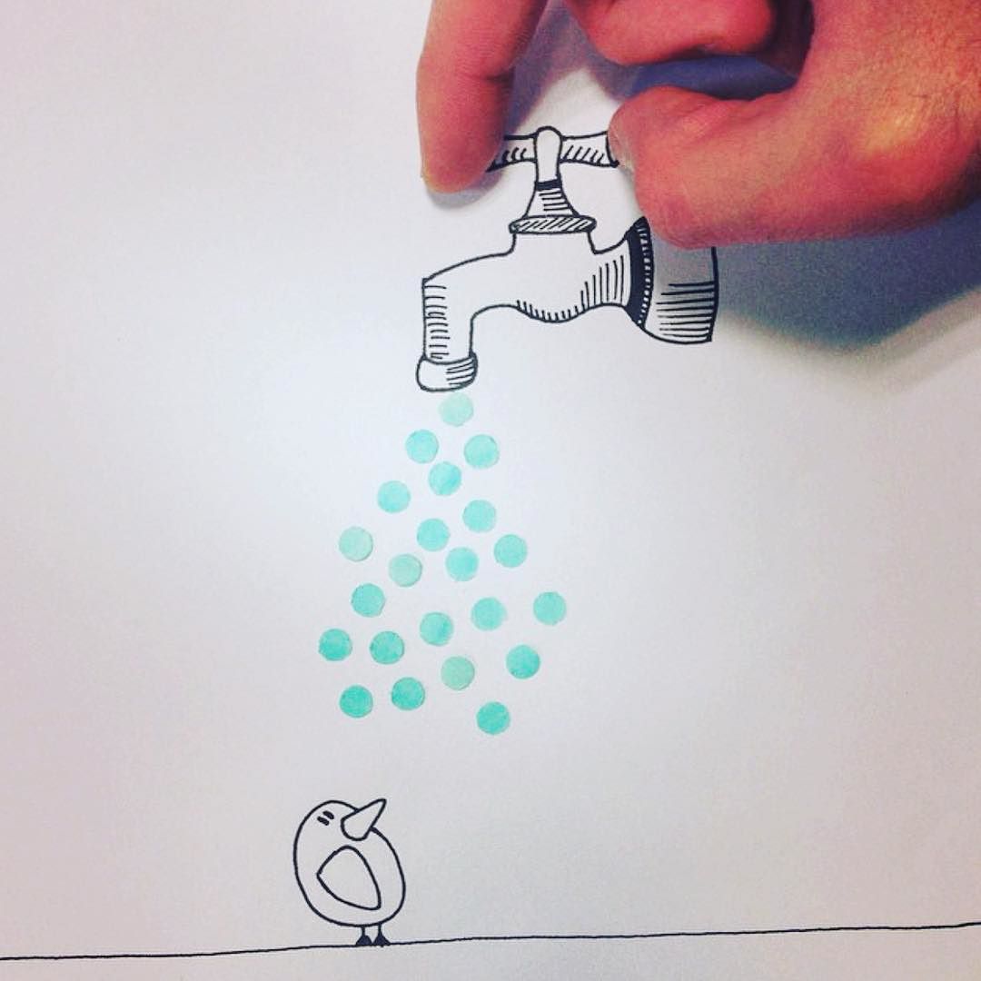 1080x1080 Shower Time Save Water Every Drop Counts