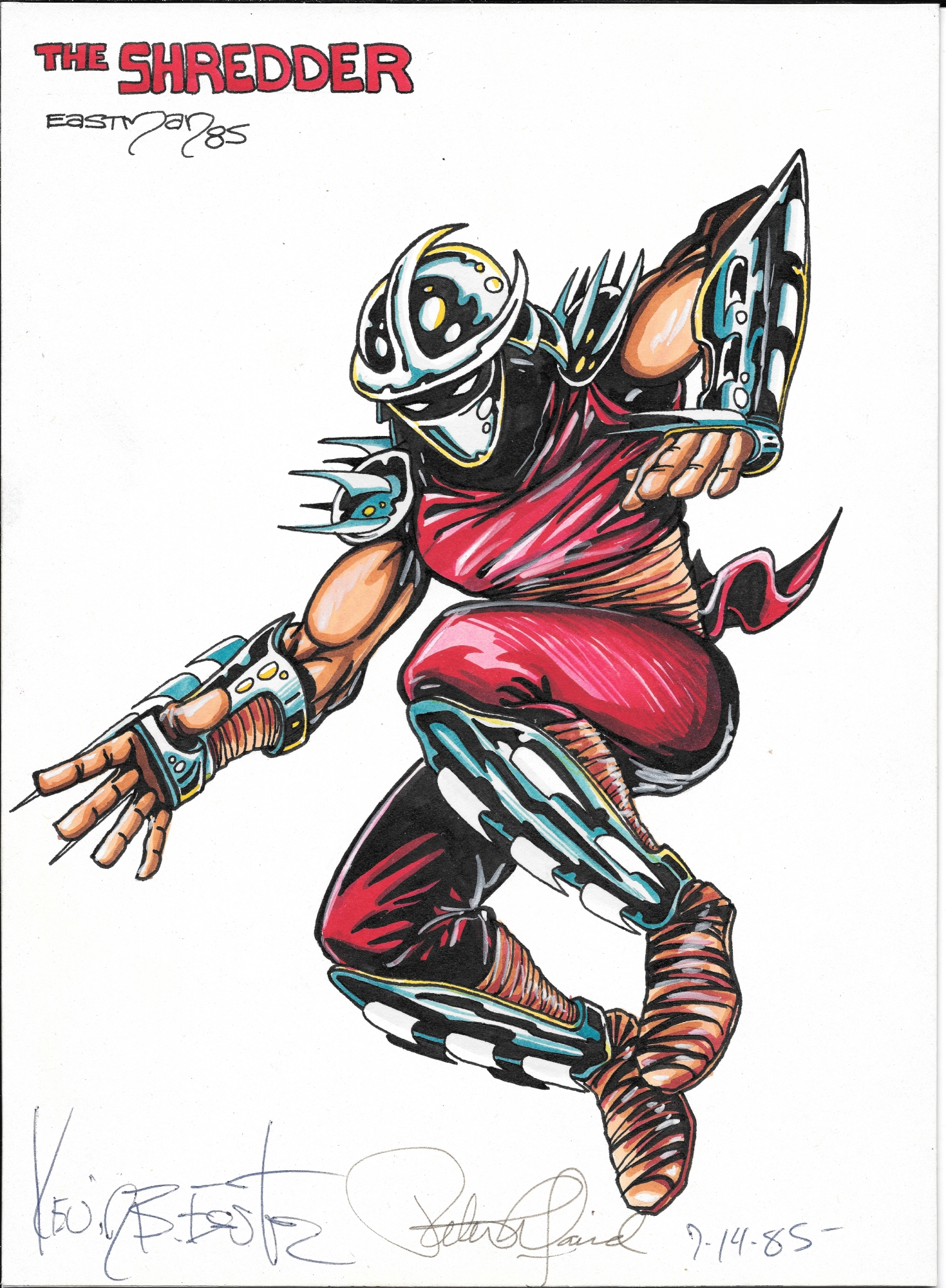 1469x2000 Teenage Mutant Ninja Turtles Gaming Miniature Shredder Style Guide