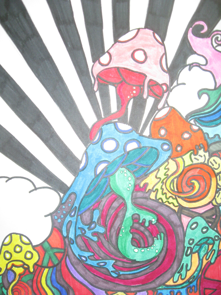 Shrooms Drawing at GetDrawings | Free download