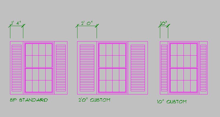 747x400 Creating Custom Shutter Widths Drawing Amp Sketch