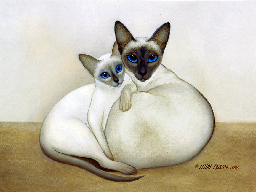 864x647 Two Siamese Keane Eyes Gallery