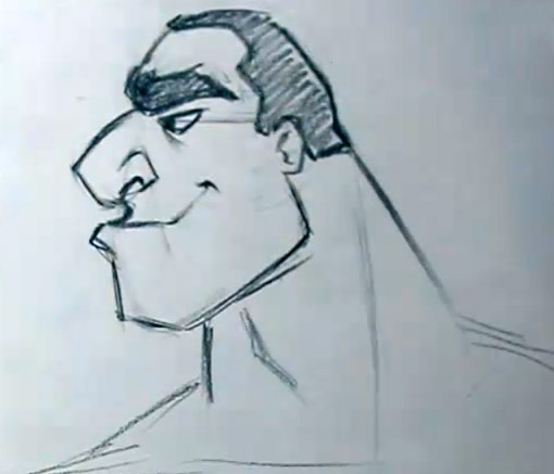 510x437 How To Draw A Cartoon Face From The Side