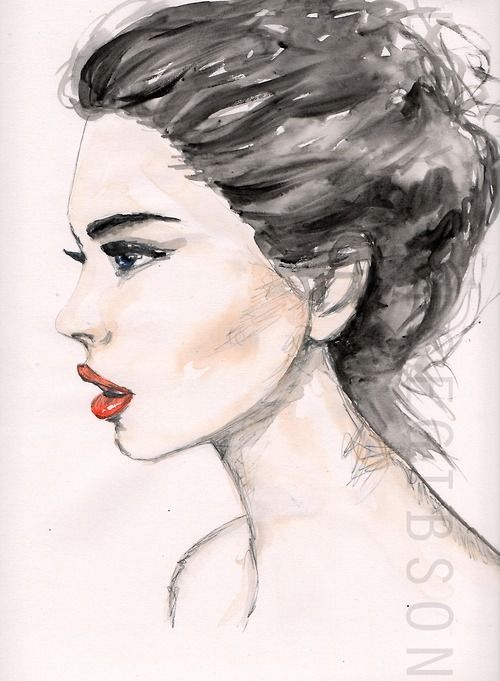 500x681 Photos Side Portrait Drawing,