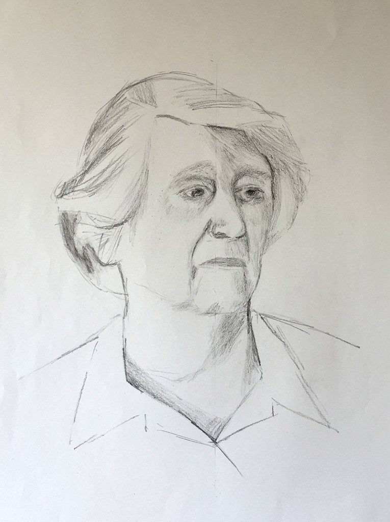 765x1024 Sight Size Charcoal Studies