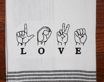 340x270 Sign Language Love Etsy