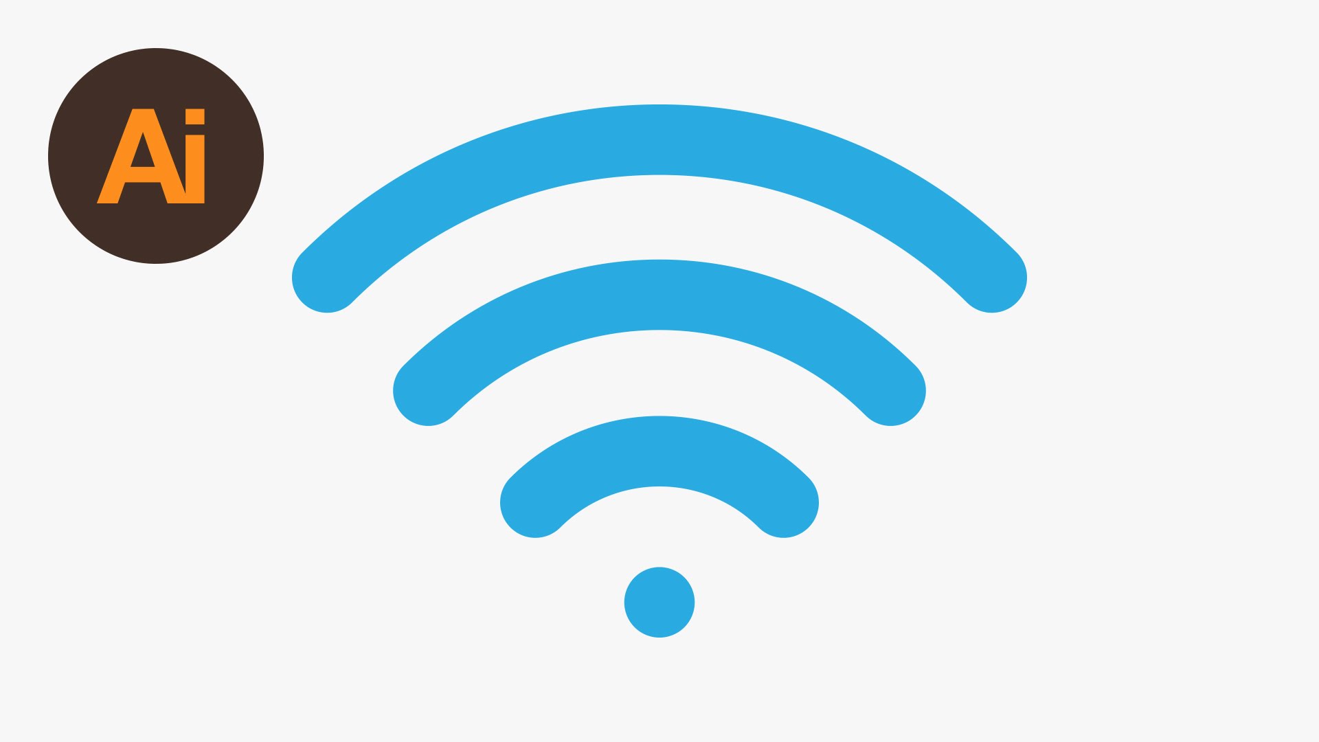 1920x1080 Learn How To Draw A Wireless Signal Icon In Adobe Illustrator