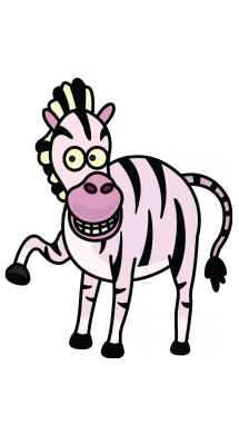 215x382 How To Draw A Silly Zebra, Easy Step By Step Drawing Tutorial