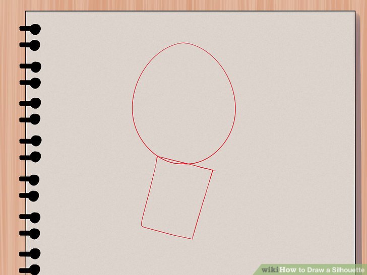 728x546 How To Draw A Silhouette 6 Steps (With Pictures)