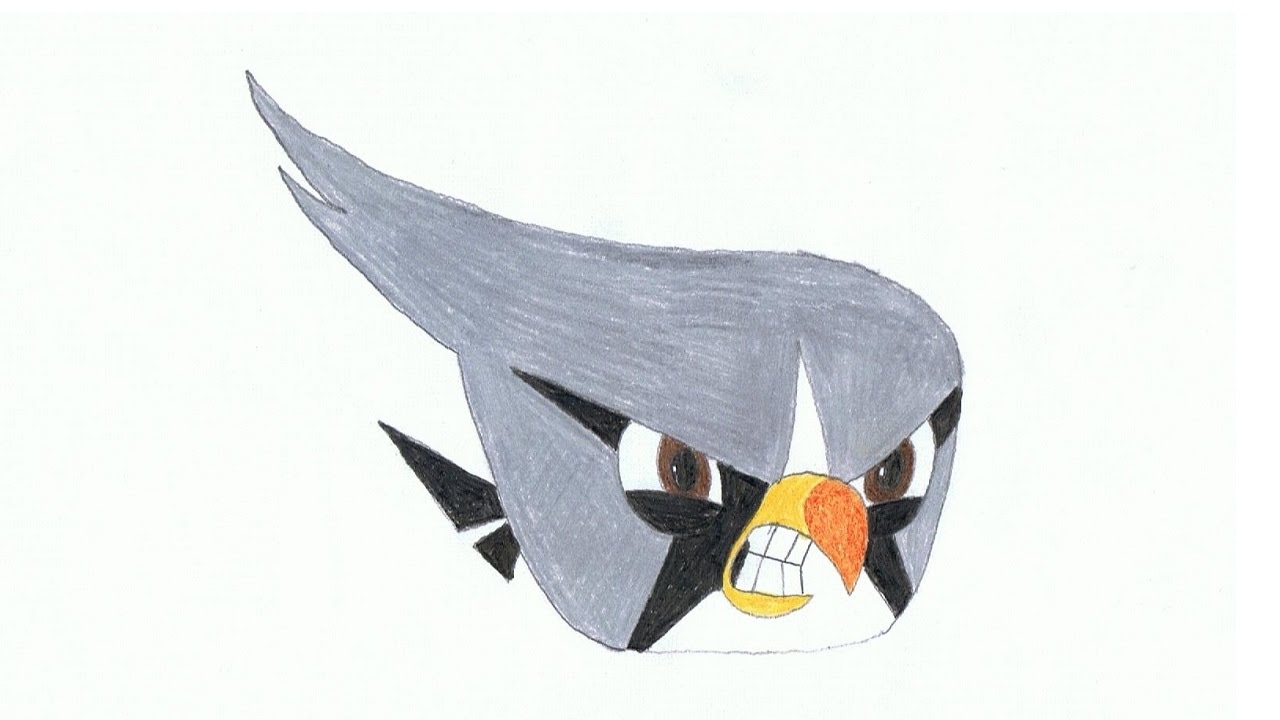 1280x720 How To Draw Silver (Angry Birds 2)