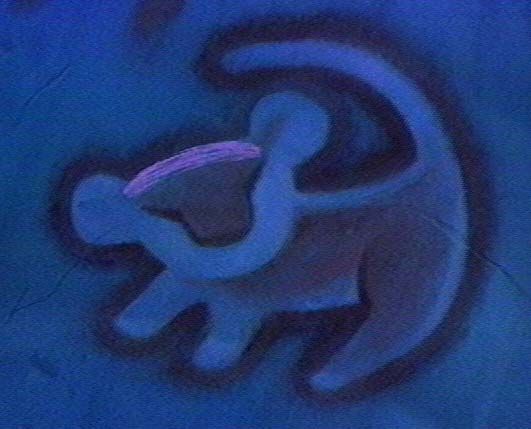 531x429 Simba Cave Drawing Rafiki {Mutters To Himself, In Which