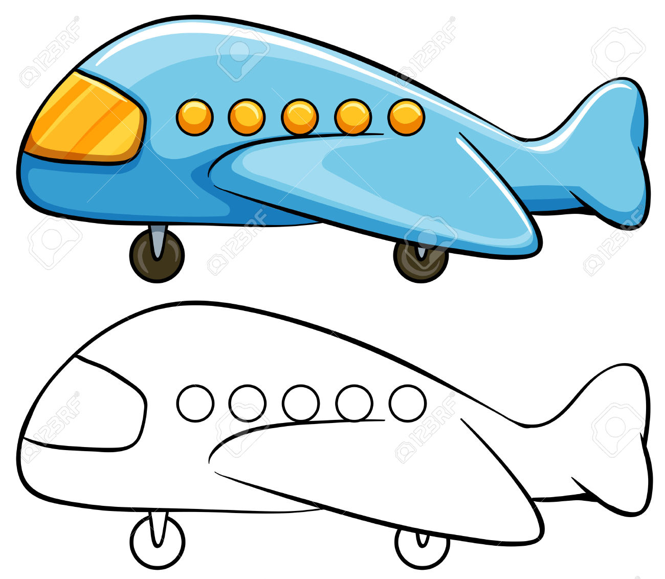 1300x1132 Simple Drawing Of Airplane Toy Airplane With Simple Drawing