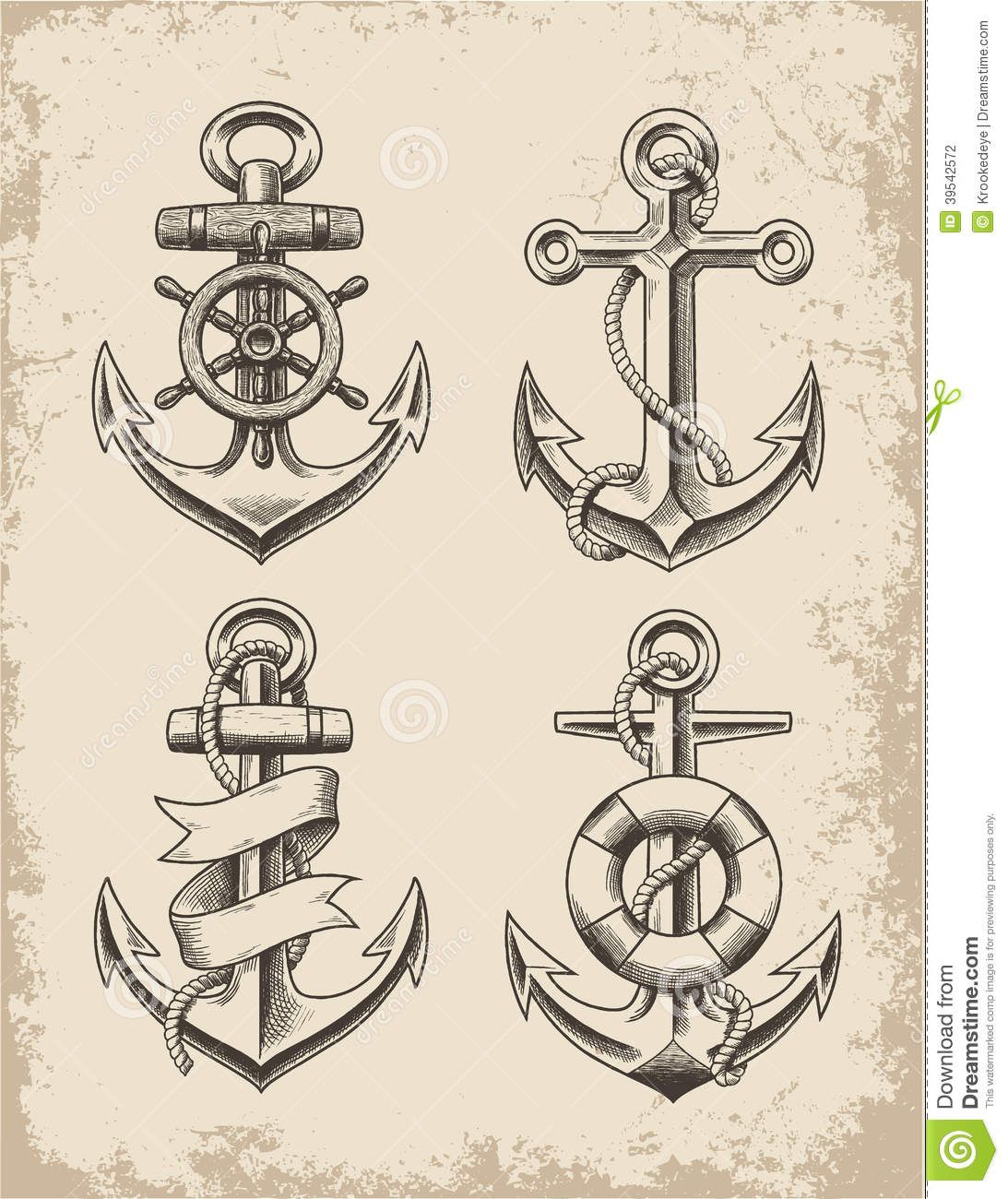 Simple Anchor Drawing at GetDrawings | Free download