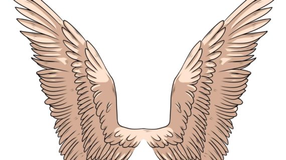570x320 How To Draw Angel Wings How To Draw Angel Wings In Simple Steps