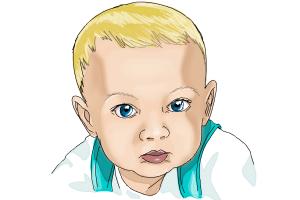 300x200 How To Draw A Baby Face