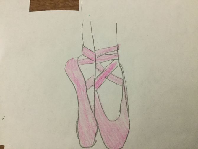 670x503 2 Easy Ways To Draw Ballet Slippers (With Pictures)
