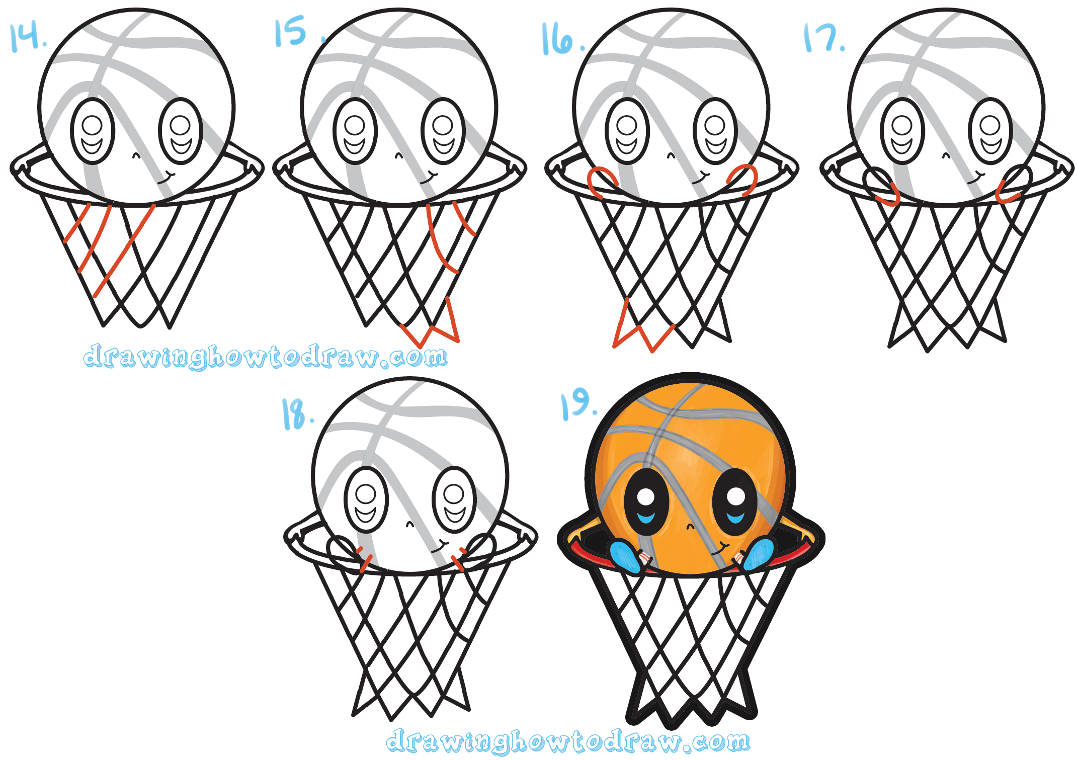 2143x1511 How To Draw A Cartoon Basketball Guy (Cute Kawaii Chibi Style)