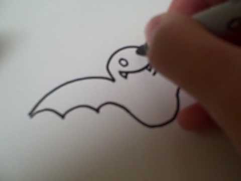 480x360 How To Draw A Cartoon Bat