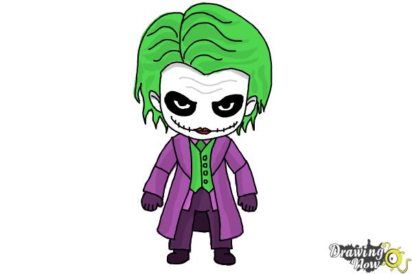 600x400 How To Draw Chibi Joker From Batman