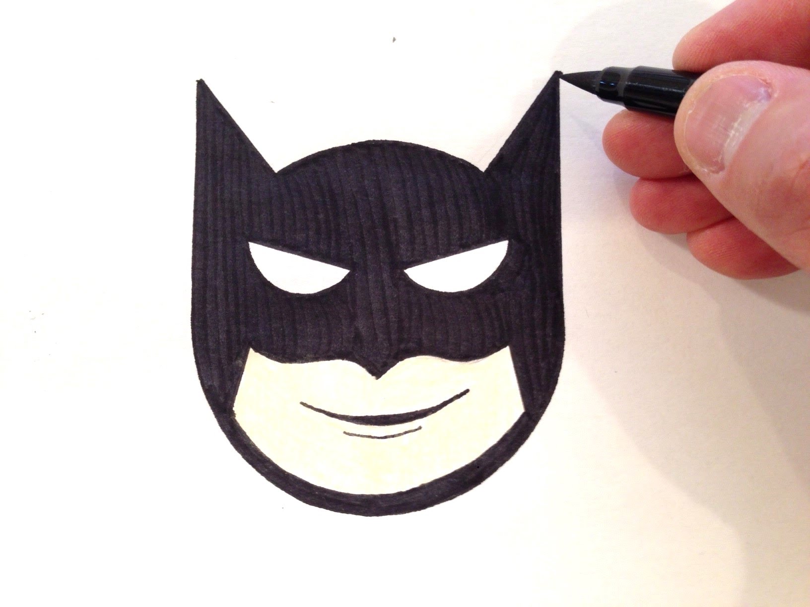 1632x1224 How To Draw A Batman Smiley Face