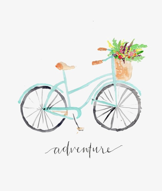 564x666 Bicycle, Hand Painted Bicycle, Drawing Cycling, Simple Png Image